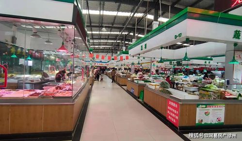 春節臨近,金龍湖畔上高鐵商務新城又增一處農貿市場